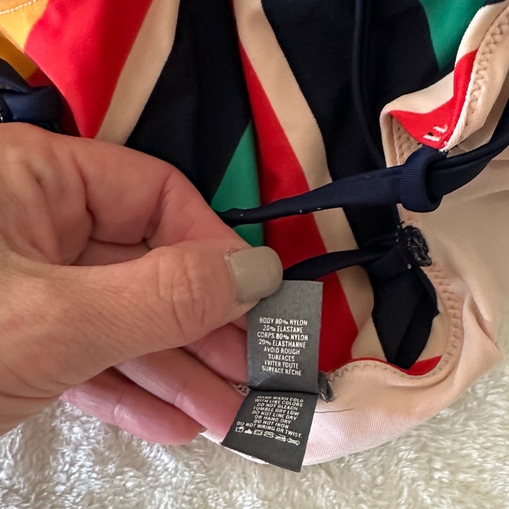 Aerie Colorful Striped one piece Swimsuit - Picture 7 of 7